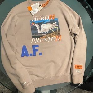 COPY - Heron Preston”Authorized A.F”fall sweatshirt-2021